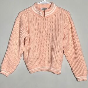 Vintage 80s/90s Retro Peach Sweater